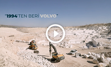 Mermer Sektöründe Geleceğin ve Şimdinin Makinesi Volvo
